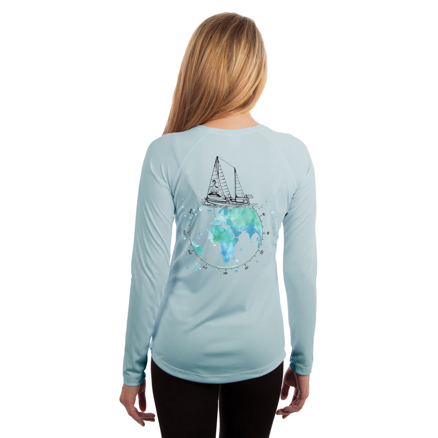 Womens Sun Shirt - XXL BLUE image